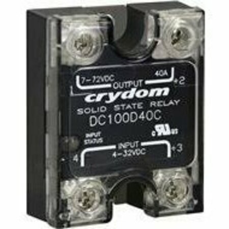 CRYDOM Solid State Relays - Industrial Mount Ssr Dc Output 48Vdc/20A 90-140Vac DC60A20